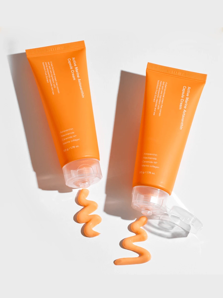 Осветляющий капсульный крем для лица с астаксантином Sungboon Editor Active Marine Astaxanthin Capsule Cream