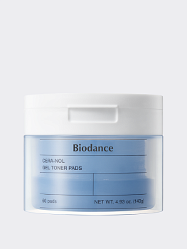 Восстанавливающие гелевые тонер-пэды для лица с керамидами Biodance Hydro Cera-Nol Gel Toner Pads