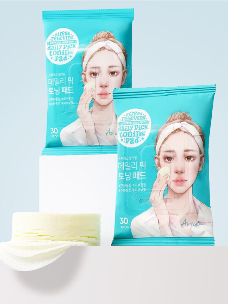 Успокаивающие тонер-пэды с экстрактом центеллы Ariul Stress Relieving Daily Pick Toning Pad