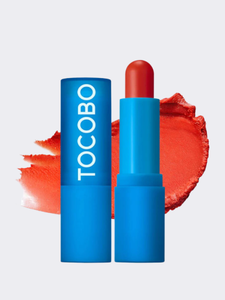 Кремовый оттеночный бальзам для губ в морковном оттенке TOCOBO Powder Cream Lip Balm 033 Carrot Cake