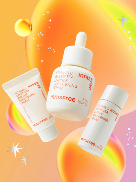 Набор для выравнивания тона кожи с витамином С innisfree Brightening Vitamin C Glow Set