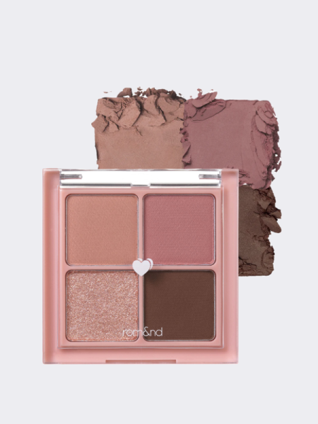 Мини-палетка теней в холодных розовых оттенках rom&nd Better Than Eyes 02 Dry Rose