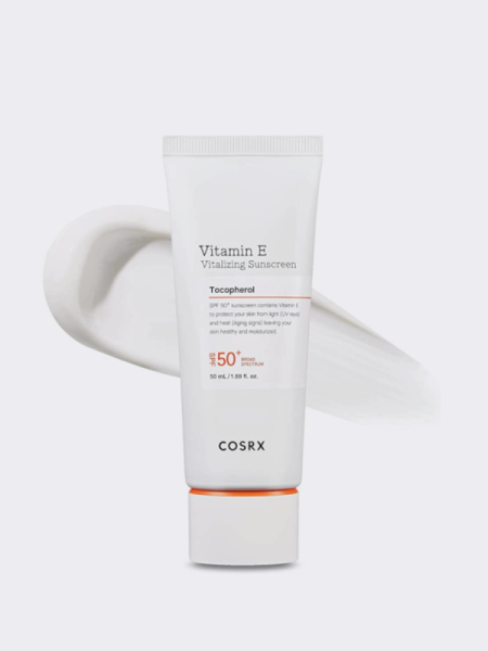 Солнцезащитный крем с витамином Е COSRX Vitamin E Vitalizing Sunscreen SPF 50+ Солнцезащитный крем с витамином Е COSRX Vitamin E Vitalizing Sunscreen SPF 50+