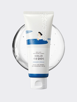 Деликатный гель для умывания с берёзовым соком Round Lab Birch Juice Moisturizing Cleanser