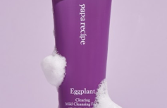 Слабокислотная очищающая пенка для умывания с экстрактом баклажана Papa Recipe Eggplant Clearing Mild Cleansing Foam