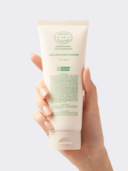 Балансирующая пенка для умывания с растительными экстрактами Juice To Cleanse Less Foam Cleanse Балансирующая пенка для умывания с растительными экстрактами Juice To Cleanse Less Foam Cleanse