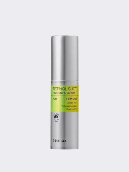 Обновляющая сыворотка-бустер с ретинолом и спикулами Celimax The Vita-A Retinol Shot Tightening Serum Обновляющая сыворотка-бустер с ретинолом и спикулами Celimax The Vita-A Retinol Shot Tightening Serum