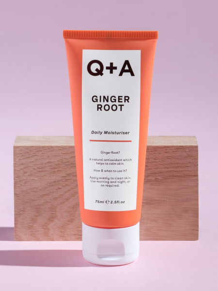 Освежающий крем для лица с экстрактом корня имбиря Q+A Ginger Root Daily Moisturizer