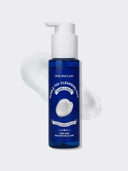 Пузырьковая маска-пенка для очищения пор с растительными экстрактами One-Day's You Bubble Tox Cleansing Pack