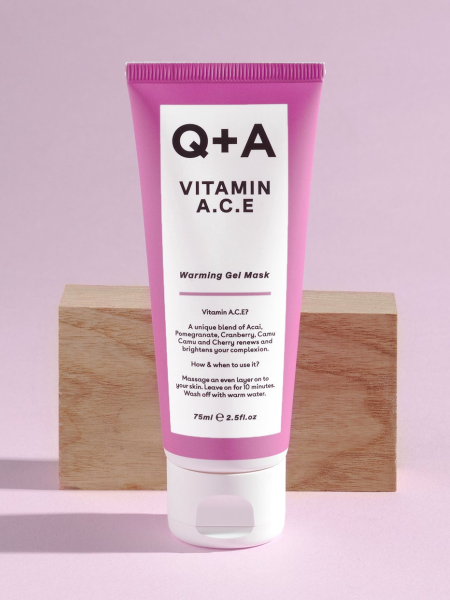Питательная смываемая маска с комплексом масел и витаминов Q+A Vitamin A.C.E. Warming Gel Mask Питательная смываемая маска с комплексом масел и витаминов Q+A Vitamin A.C.E. Warming Gel Mask