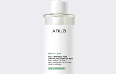 Мягкое гидрофильное масло с экстрактом хауттюйнии и витамином Е ANUA Heartleaf + Vitamin E Pore Control Mild Cleansing Oil