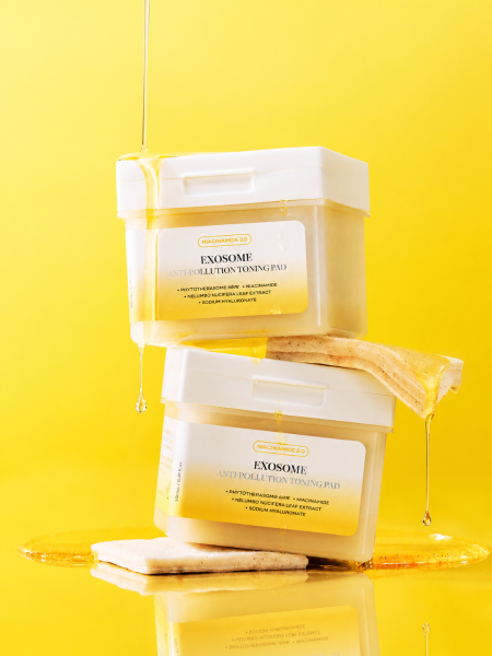 Увлажняющие тонер-диски с экзосомами и ниацинамидом APOTHE Exosome Anti-Pollution Toning Pad