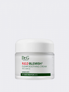 Успокаивающий крем для лица с центеллой азиатской DR.G R.E.D. Blemish Clear Soothing Cream
