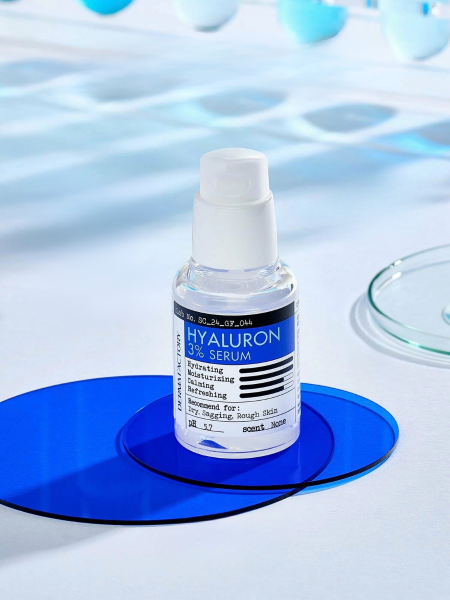Интенсивная увлажняющая сыворотка для лица с гиалуроновой кислотой Derma Factory Hyaluron 3% Serum