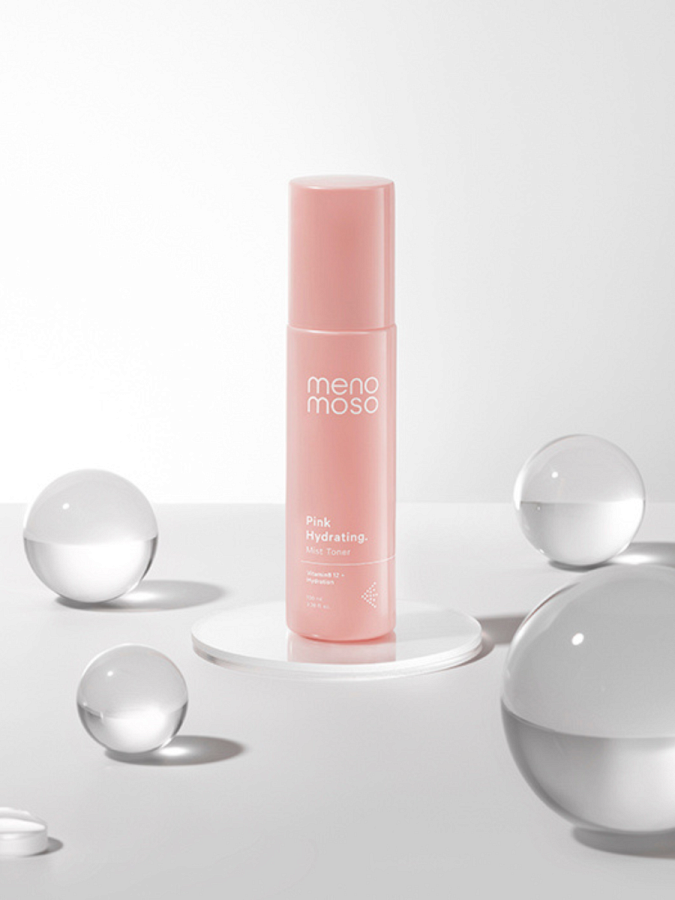 Увлажняющий тонер-мист для лица с гиалуроновой кислотой MENOMOSO Pink Hydrating Mist Toner