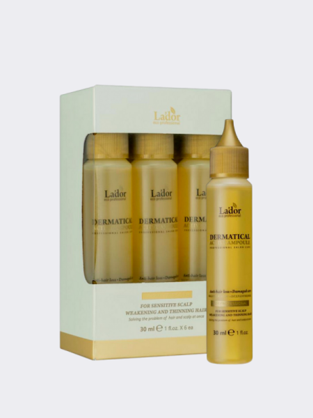 Набор филлеров от выпадения волос La’dor Dermatical Active Ampoule Set