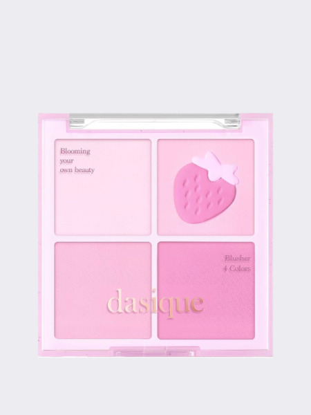 Палетка спрессованных румян в насыщенных ягодных оттенках Dasique Blending Mood Cheek #06 Berry Smoothie Палетка спрессованных румян в насыщенных ягодных оттенках Dasique Blending Mood Cheek #06 Berry Smoothie