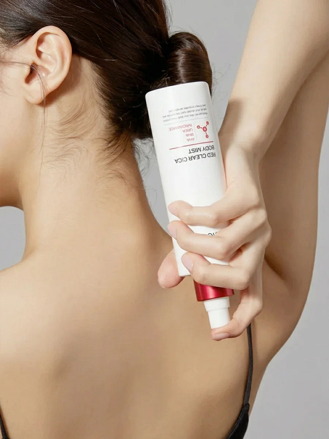 Противовоспалительный спрей для тела с кислотами Medicube Red Clear Cica Body Mist