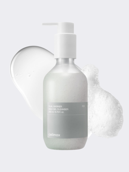 Мягкая гель-пенка для умывания с керамидами Celimax Dual Barrier Mild Gel Cleanser