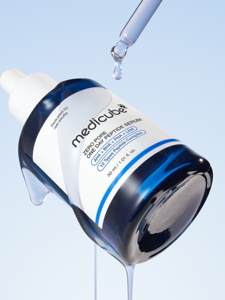 Себорегулирующая сыворотка для сужения пор с комплексом кислот Medicube Zero Pore One Day Serum