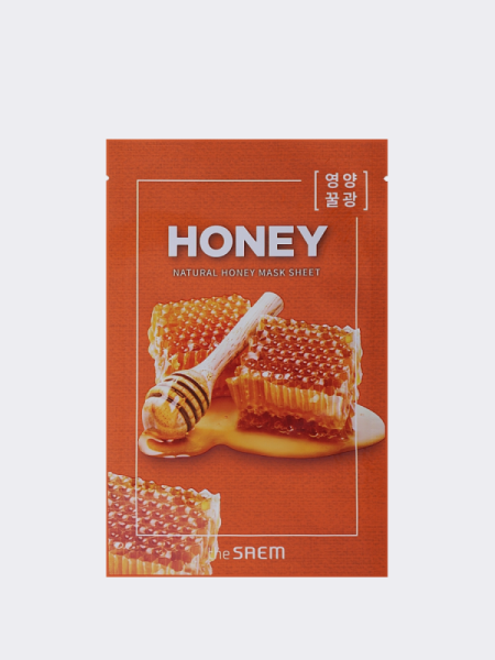Питательная тканевая маска для лица с медовым экстрактом The Saem Natural Honey Mask Sheet Питательная тканевая маска для лица с медовым экстрактом The Saem Natural Honey Mask Sheet