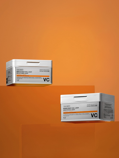 Осветляющие тканевые маски со спикулами VT Reedle Shot Vita-Light Brightening Mask