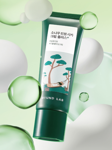 Успокаивающий крем для лица с экстрактом сосны и центеллы Round Lab Pine Calming Cica Cream Plus Успокаивающий крем для лица с экстрактом сосны и центеллы Round Lab Pine Calming Cica Cream Plus