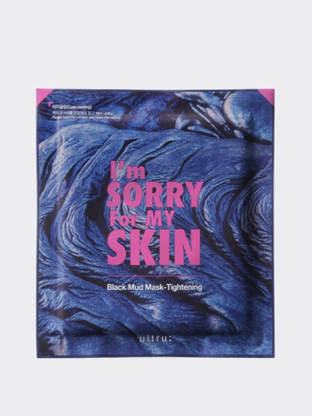 Маска для лица тканевая с черной глиной I'm Sorry For My Skin  Black Mud-Tightening Mask Pack Маска для лица тканевая с черной глиной I'm Sorry For My Skin  Black Mud-Tightening Mask Pack