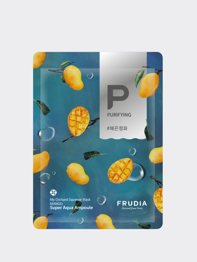 Смягчающая тканевая маска с манго FRUDIA My Orchard Squeeze Mask Mango