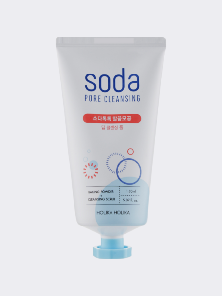 Глубоко очищающая пенка для умывания с содой Holika Holika Soda Tok Tok Clean Pore Deep Cleansing Foam