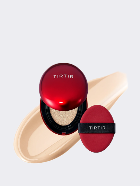 МИНИ Тональный кушон с полуматовым финишем TIRTIR Mask Fit Red Cushion 17N Vanilla