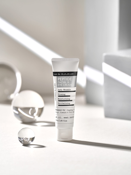 Укрепляющий крем для лица и век с комплексом секольджи Derma Factory Peptide Facial and Eye Cream