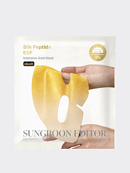 Гидрогелевая подтягивающая маска с пептидами Sungboon Editor Silk Peptide EGF Intensive Gold Mask