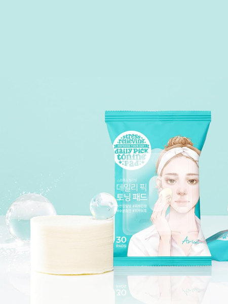 Успокаивающие тонер-пэды с экстрактом центеллы Ariul Stress Relieving Daily Pick Toning Pad