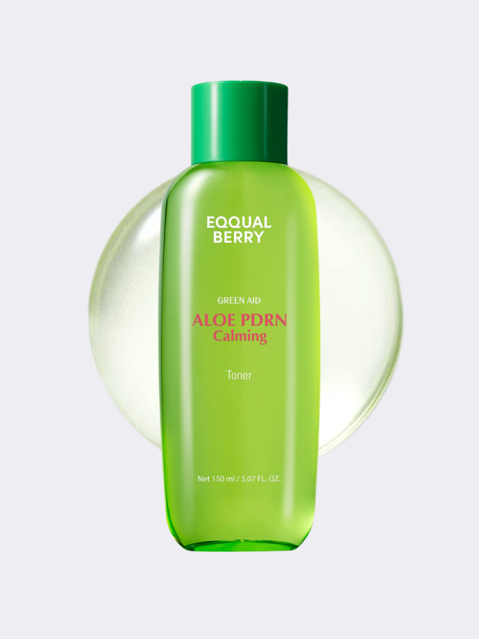 Успокаивающий тонер с алоэ и ПДРН EQQUALBERRY Aloe PDRN Calming Toner