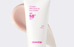 Солнцезащитный крем с тональным эффектом dewdap Cicatea Mild Toneup Suncream