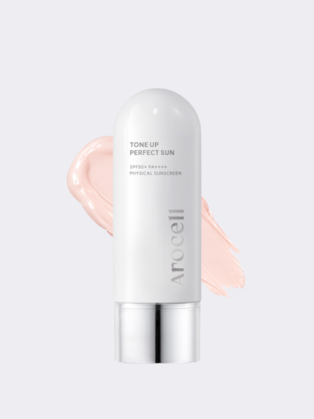 Тонирующий солнцезащитный крем с каламином Arocell Tone Up Perfect Sun