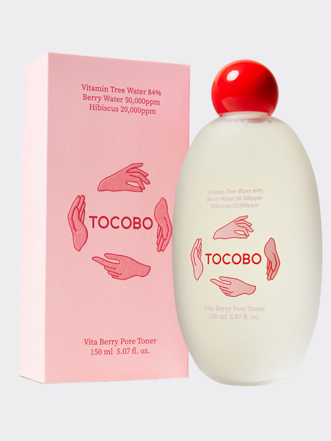 Тонер для сужения пор с ягодными экстрактами TOCOBO Vita Berry Pore Toner