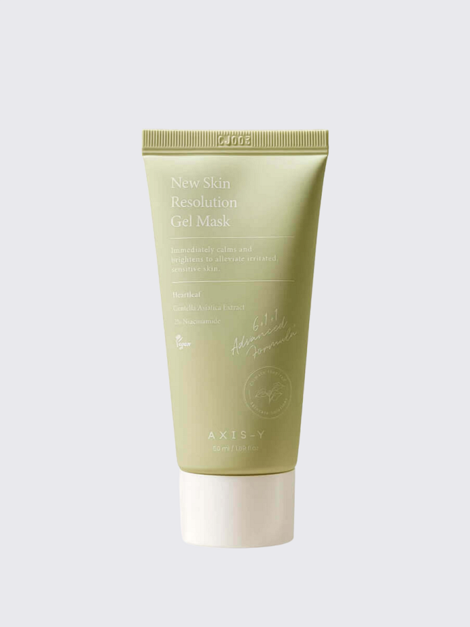 Успокаивающая гелевая маска с экстрактом хауттюйнии AXIS-Y New Skin Resolution Gel Mask