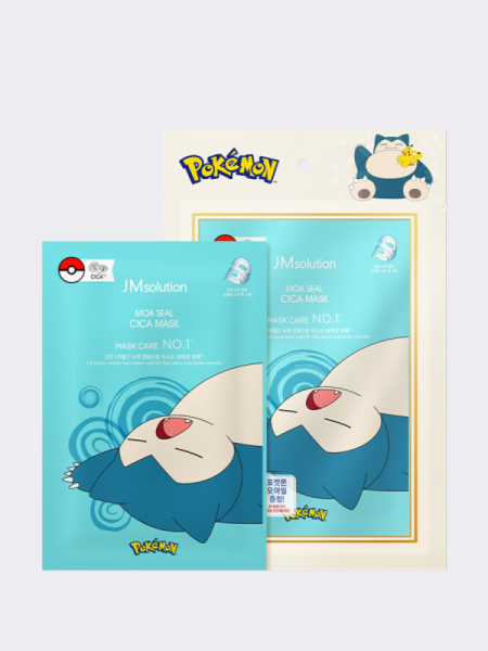 Набор успокаивающих тканевых масок с экстрактом центеллы азиатской JMSolution Moa Seal Cica Mask