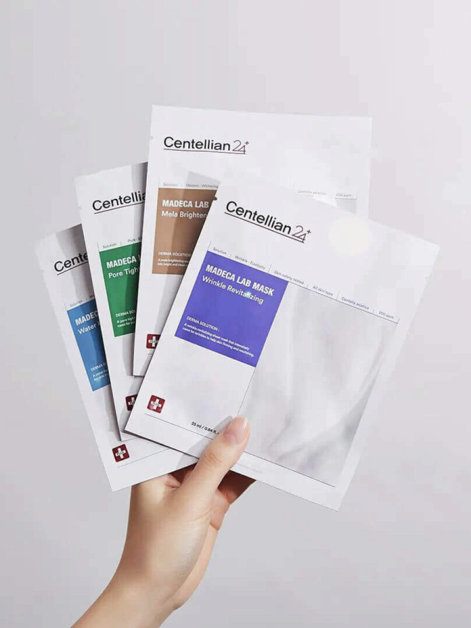 Увлажняющая тканевая маска с гиалуроновой кислотой Centellian24 Madeca Lab Mask Water Hydrating