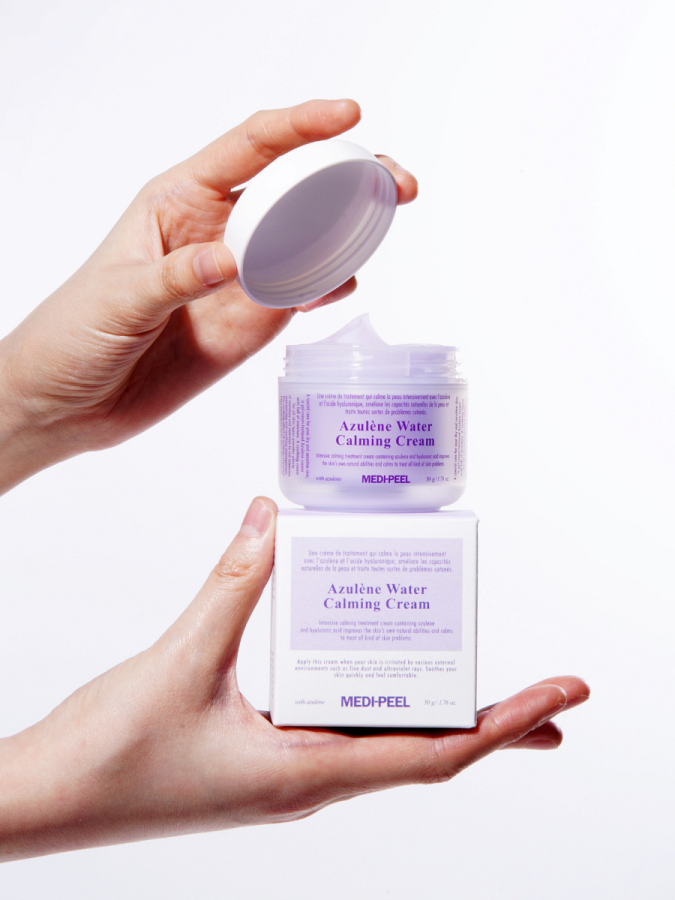 Успокаивающий восстанавливающий крем с азуленом MEDI-PEEL Azulene Water Calming Cream