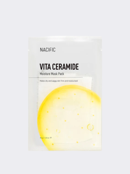 Укрепляющая тканевая маска для лица с керамидами Nacific Vita Ceramide Moisture Mask Pack Укрепляющая тканевая маска для лица с керамидами Nacific Vita Ceramide Moisture Mask Pack