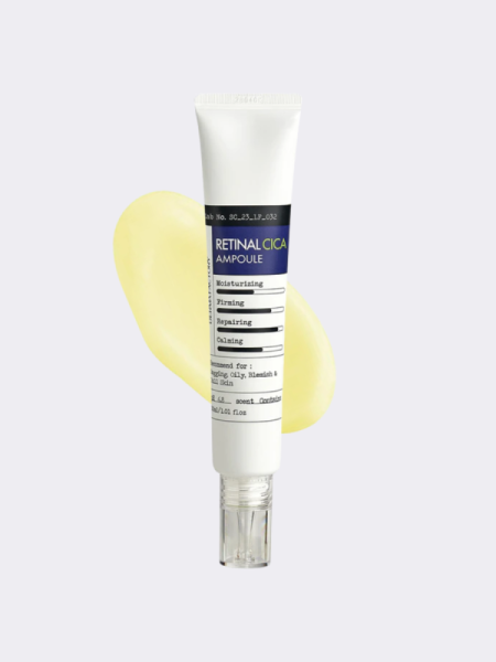 Обновляющая ампульная сыворотка с ретиналем и экстрактом центеллы Derma Factory Retinal Cica Ampoule