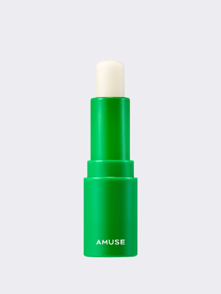 Увлажняющий прозрачный бальзам для губ AMUSE Vegan Green Lip Balm 01 Clear