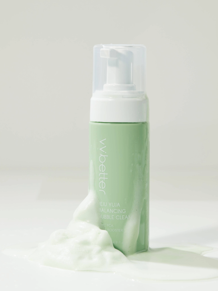 Балансирующая пенка для умывания с экстрактом юдзу и цинком VVBETTER Jeju Yuja Balancing Bubble Cleanser