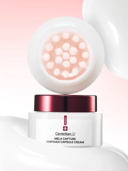 Осветляющий капсульный крем для сияния кожи Centellian24 Madeca Mela Capture Ampoule Capsule Cream