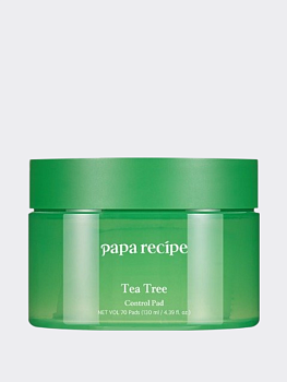 Успокаивающие тонер-пэды для лица с экстрактом чайного дерева Papa Recipe Tea Tree Control Pad