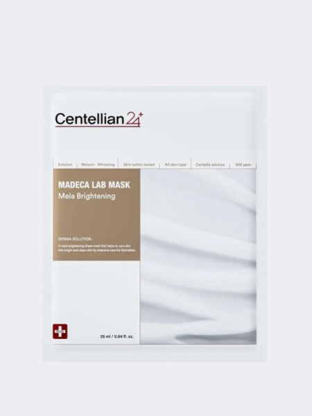 Тканевая маска для ровного тона Centellian24 Madeca Lab Mask Mela Brightening
