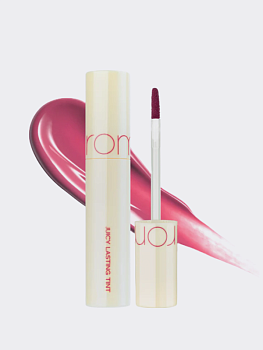 Сочный глянцевый пигмент для губ с оттенком мякоти инжира rom&nd Juicy Lasting Tint 28 Bare Fig